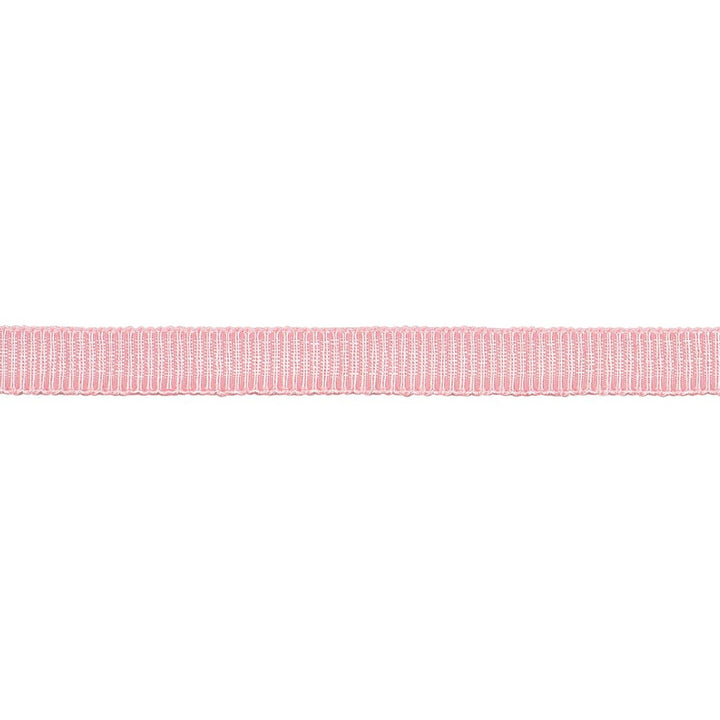 Narrow Faille Tape Blush 74993 by Schumacher Designer Trim Perennial Favorite Trims - Swanky Fabrics -