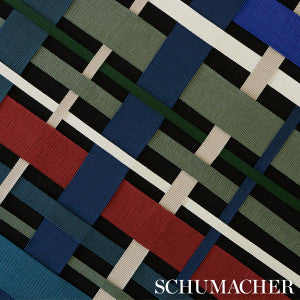Medium Faille Tape Emerald 83861 by Schumacher Designer Trim