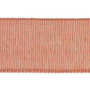 Wide Faille Tape Peach 83871 by Schumacher Designer Trim