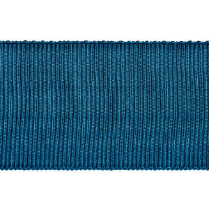 Wide Faille Tape Peacock 83874 by Schumacher Designer Trim