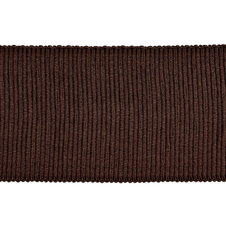 Wide Faille Tape Chocolate 83873 by Schumacher Designer Trim Perennial Favorite Trims - Swanky Fabrics -