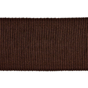Wide Faille Tape Chocolate 83873 by Schumacher Designer Trim