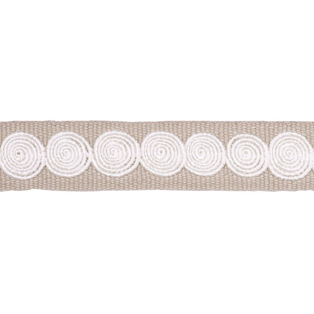 Castille Tape Narrow Neutral 83884 by Schumacher Designer Trim Perennial Favorite Trims - Swanky Fabrics -