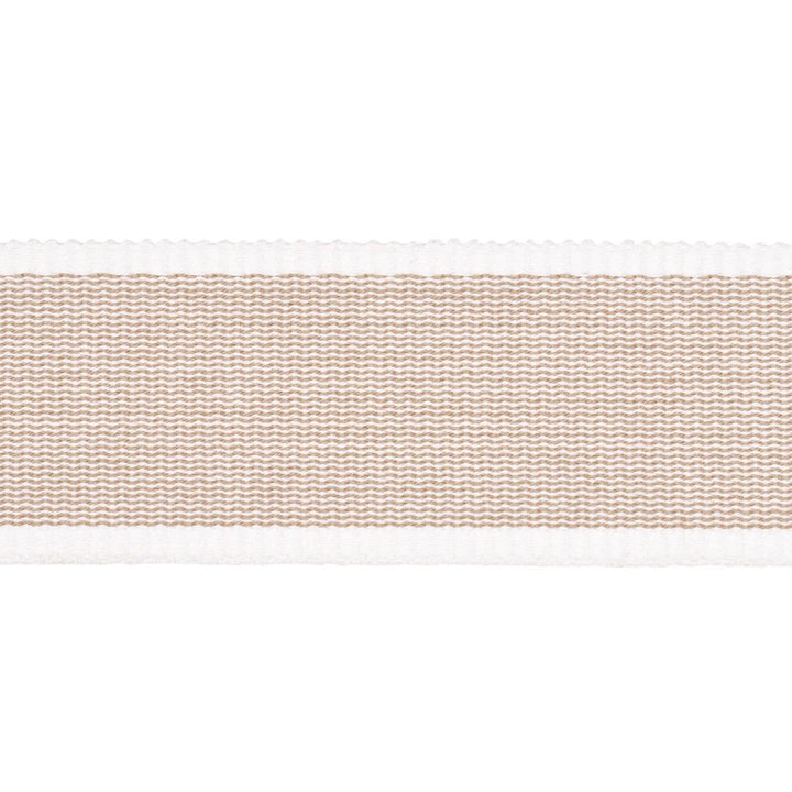Sandpiper Tape Medium Natural 84081 by Schumacher Designer Trim Perennial Favorite Trims - Swanky Fabrics -