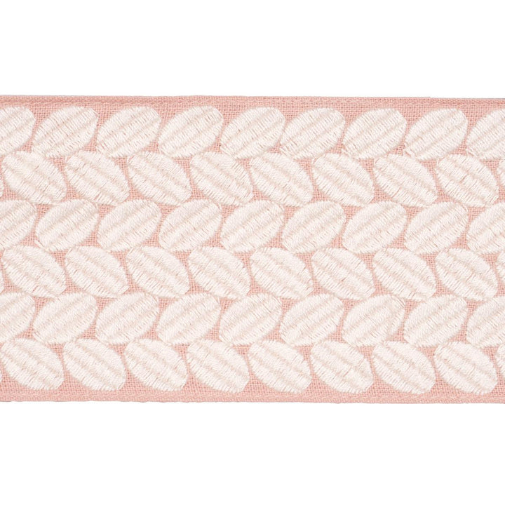 Berkeley Tape Wide Blush 83910 by Schumacher Designer Trim Perennial Favorite Trims 1.0" - Swanky Fabrics -