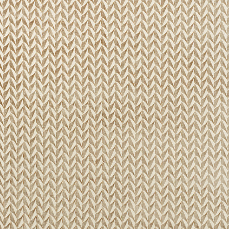 Spades Natural 71233 by Schumacher Designer Fabric David-Kaihoi 89% Cotton, 11% Polyester - Horizontal: 2.5 and Vertical: 1.75 50.5 - Swanky Fabrics -