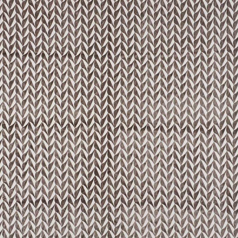 Spades Taupe 71234 by Schumacher Designer Fabric David-Kaihoi 89% Cotton, 11% Polyester - Horizontal: 2.5 and Vertical: 1.75 50.5 - Swanky Fabrics -