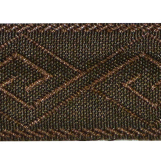 7125-COCOA by Europatex Designer Fabric Necessities 100% Polyester China See Sample Horizontal: N/A and Vertical: N/A 1.50 inches  - Swanky Fabrics -