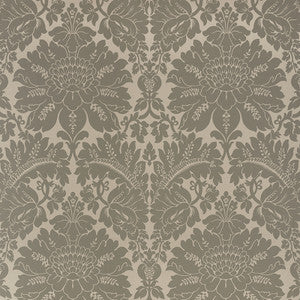 Maggiore Damasco Moonstone 71283 by Schumacher Designer Fabric
