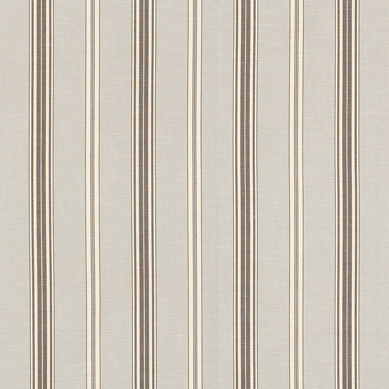 Coco Stripe Cloud 71290 by Schumacher Designer Fabric ESSENTIALS: STRIPES II COTTON 65% LINEN 35% INDIA </p><p>Repeat: Horizontal: 4 1/2" (12CM) and Vertical: 55.75 - Swanky Fabrics -