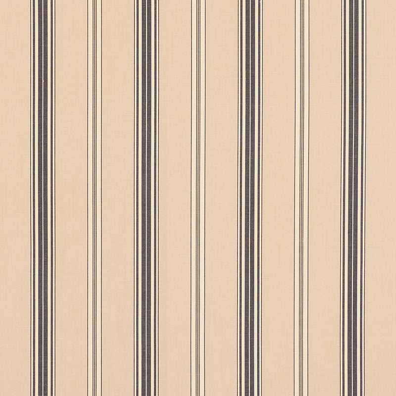 Coco Stripe Stone 71292 by Schumacher Designer Fabric Essentials-Stripes-Ii 65% Cotton, 35% Linen - Horizontal: 4.5 and Vertical: - 55.75 - Swanky Fabrics -