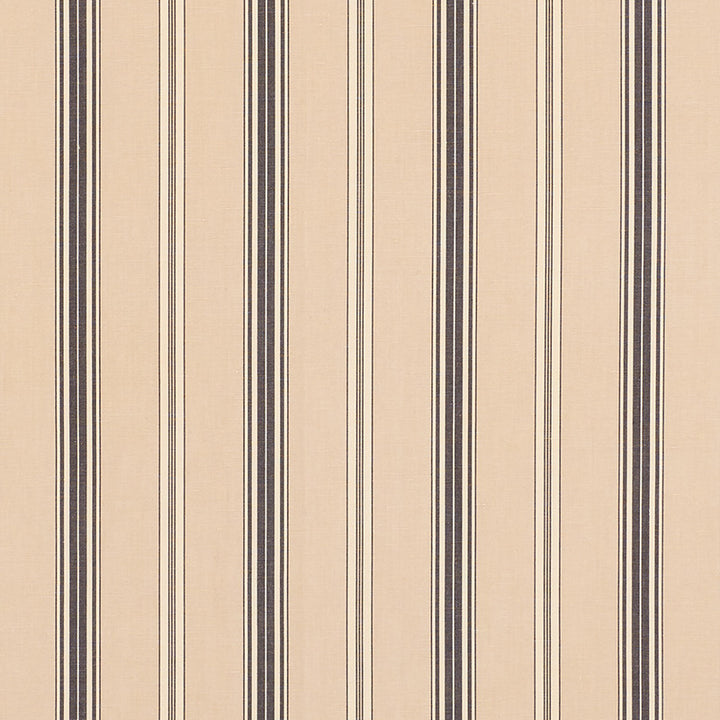 Coco Stripe Stone 71292 by Schumacher Designer Fabric Essentials-Stripes-Ii 65% Cotton, 35% Linen - Horizontal: 4.5 and Vertical: - 55.75 - Swanky Fabrics -