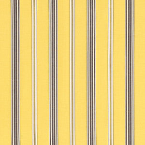 Coco Stripe Yellow 71294 by Schumacher Designer Fabric