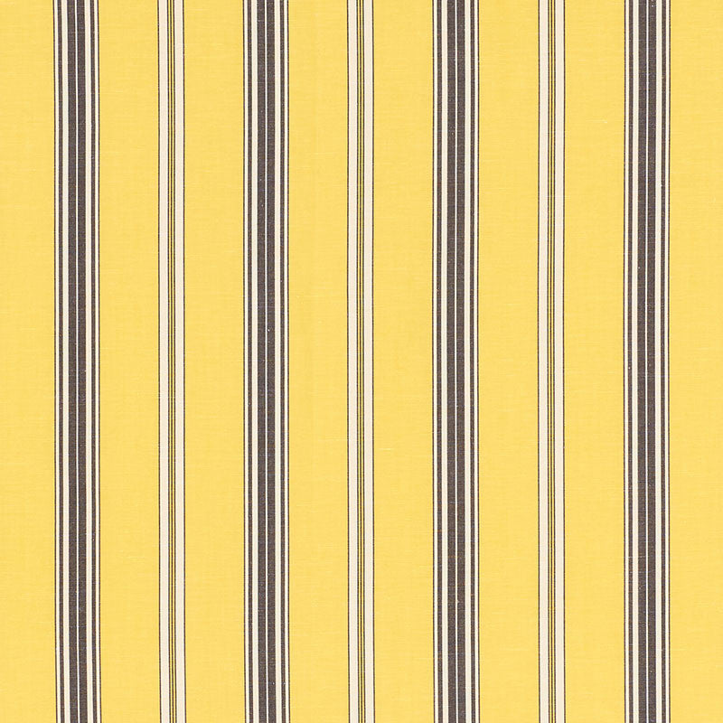 Coco Stripe Yellow 71294 by Schumacher Fabric Schumacher Fabric Coco Stripe Yellow 71294Fabric COTTON 65% INDIA </p><p>Repeat: H: HORZ. 4 1/2" (12CM), V: 0 55.75 - Fabric Carolina -