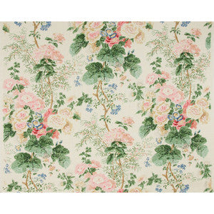 Hollyhock Hdb White/Coral 7129.LJ.0 By Lee Jofa Designer Fabric