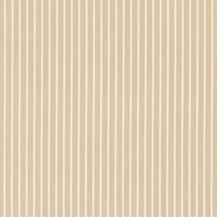 Edie Stripe Sand 71301 by Schumacher Fabric Schumacher Fabric Edie Stripe Sand 71301Fabric COTTON 100% INDIA </p><p>Repeat: H: HORZ. 3/8" (1CM) , V: 55 - Fabric Carolina -
