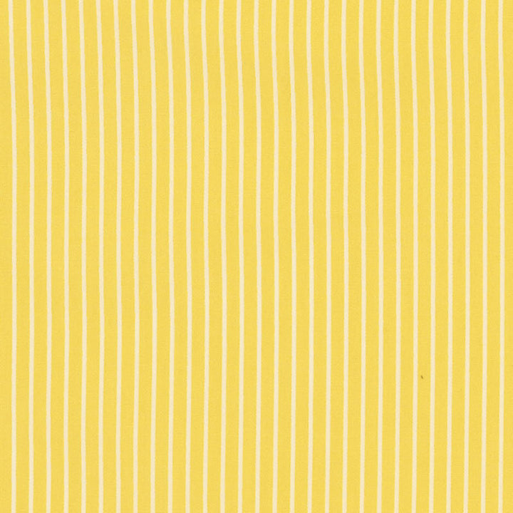 Edie Stripe Yellow 71307 by Schumacher Designer Fabric ESSENTIALS: CLASSIC STRIPES COTTON 100% INDIA </p><p>Repeat: Horizontal: 3/8" (1CM) and Vertical: 55 - Swanky Fabrics -
