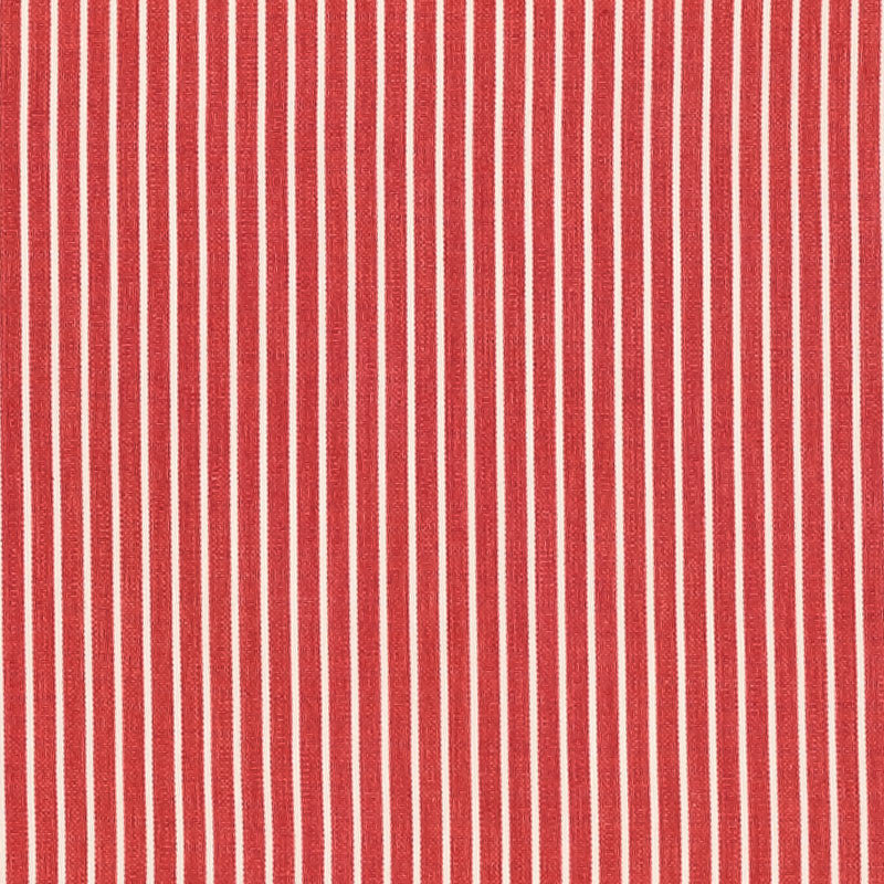 Edie Stripe Red 71309 by Schumacher Fabric Schumacher Fabric Edie Stripe Red 71309Fabric COTTON 100% INDIA </p><p>Repeat: H: HORZ. 3/8" (1CM) , V: 55 - Fabric Carolina -