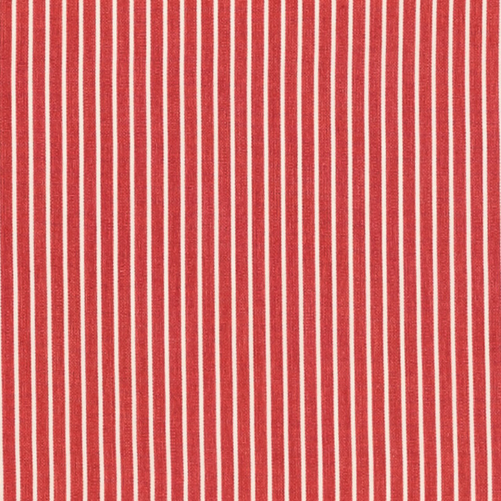 Edie Stripe Red 71309 by Schumacher Fabric Schumacher Fabric Edie Stripe Red 71309Fabric COTTON 100% INDIA </p><p>Repeat: H: HORZ. 3/8" (1CM) , V: 55 - Fabric Carolina -