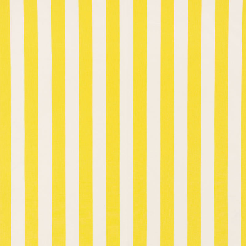 Andy Stripe Yellow 71327 by Schumacher Designer Fabric ESSENTIALS: CLASSIC STRIPES COTTON 100% INDIA </p><p>Repeat: Horizontal: 5 1/2" (14CM) and Vertical: 55 - Swanky Fabrics -