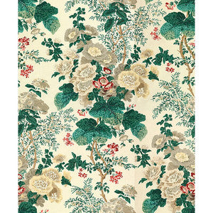 Hollyhock Hdb White/Brown 7135.LJ.0 By Lee Jofa Designer Fabric