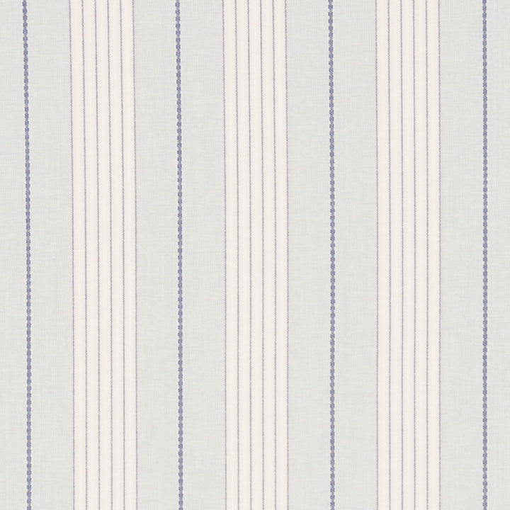 Audrey Stripe Sky 71371 by Schumacher Designer Fabric Essentials-Stripes-Ii 100% Cotton - Horizontal: 4.75 and Vertical: - 54 - Swanky Fabrics -