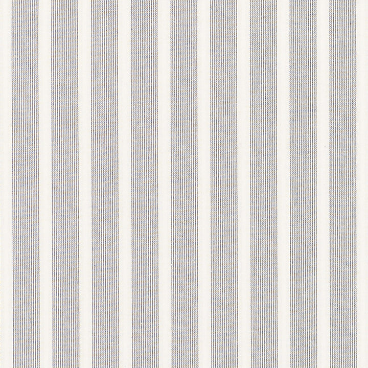 Jean Stripe Grey 71380 by Schumacher Designer Fabric Essentials-Stripes-Ii 100% Cotton - Horizontal: 1 and Vertical: - 54 - Swanky Fabrics -