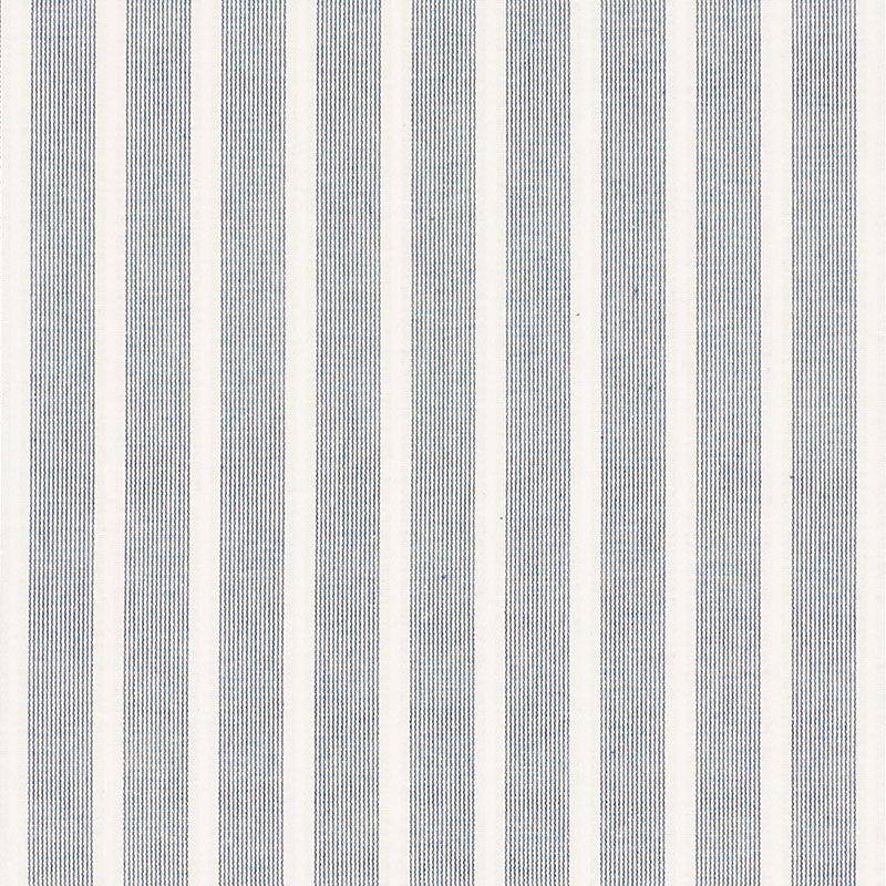 Jean Stripe Navy 71381 by Schumacher Fabric Schumacher Fabric Jean Stripe Navy 71381Fabric COTTON 100% INDIA </p><p>Repeat: H: HORZ. 1" (3CM) , V: 54 - Fabric Carolina -