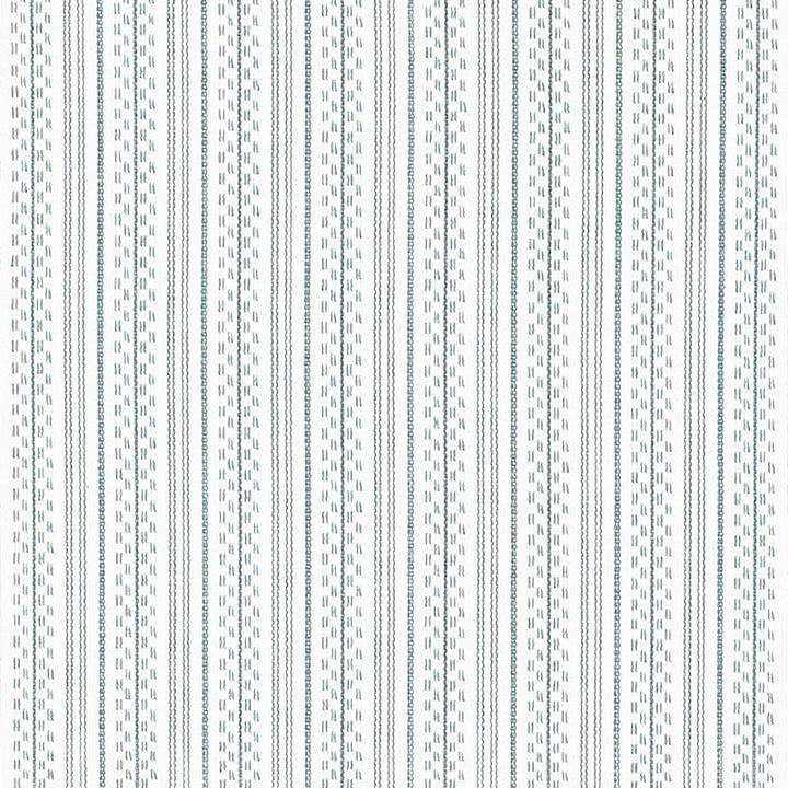 Jack Stripe Sky 71410 by Schumacher Fabric Schumacher Fabric Jack Stripe Sky 71410Fabric COTTON 100% INDIA </p><p>Repeat: H: HORZ. 1 1/8" (3CM) , V: 53 - Fabric Carolina -