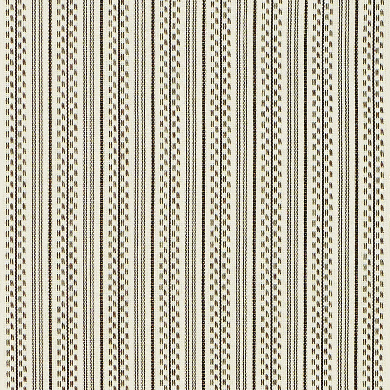 Jack Stripe Black 71414 by Schumacher Designer Fabric Essentials-Stripes-Ii 100% Cotton - Horizontal: 1.125 and Vertical: - 53 - Swanky Fabrics -