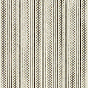 Jack Stripe Black 71414 by Schumacher Designer Fabric