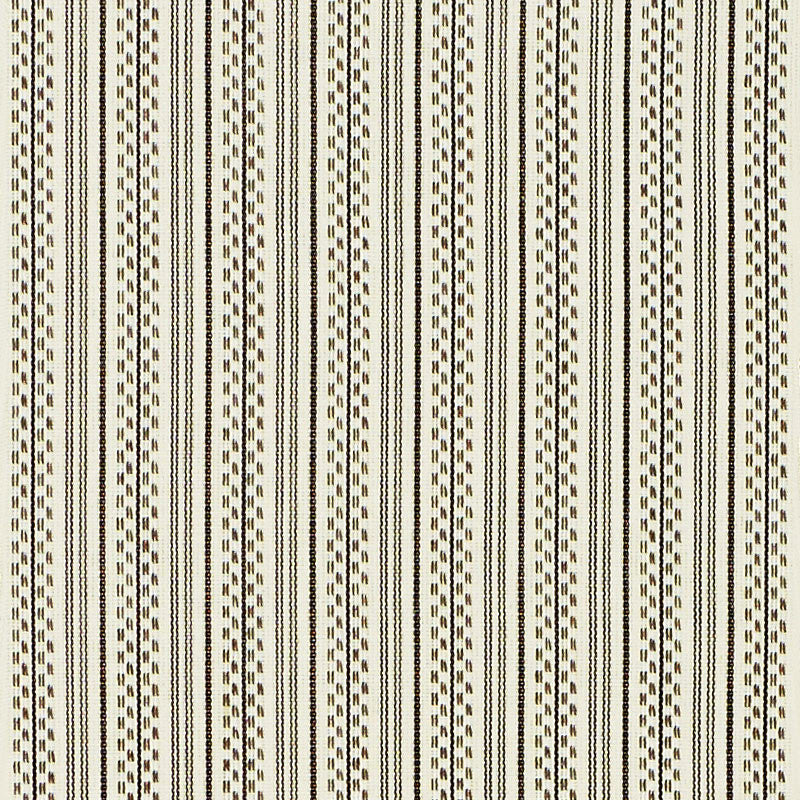 Jack Stripe Black 71414 by Schumacher Designer Fabric ESSENTIALS: STRIPES II COTTON 100% INDIA </p><p>Repeat: Horizontal: 1 1/8" (3CM) and Vertical: 53 - Swanky Fabrics -