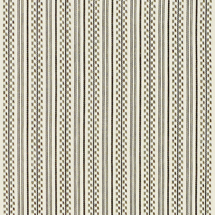 Jack Stripe Black 71414 by Schumacher Designer Fabric ESSENTIALS: STRIPES II COTTON 100% INDIA </p><p>Repeat: Horizontal: 1 1/8" (3CM) and Vertical: 53 - Swanky Fabrics -