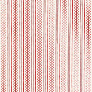 Jack Stripe Red 71415 by Schumacher Designer Fabric