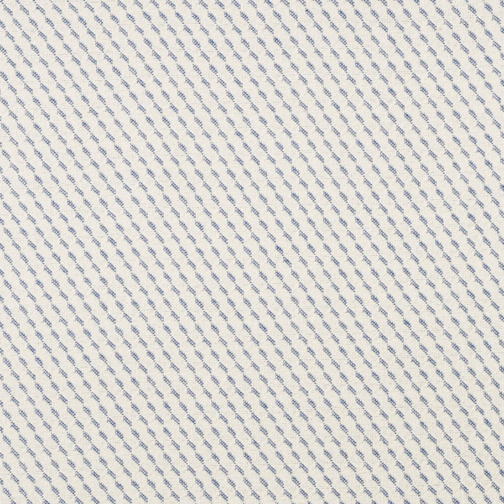 Sullivan Blue 71592 by Schumacher Designer Fabric Essentials-Luxe-Upholstery 60% Linen, 40% Cotton - Horizontal: 3/4- and Vertical: 1.25 53.75 - Swanky Fabrics -