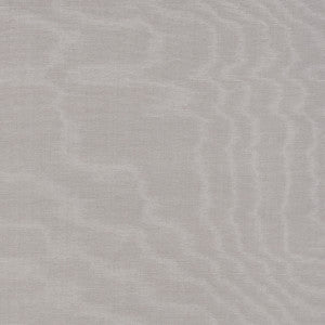 Luna Moire Zinc 71672 by Schumacher Designer Fabric