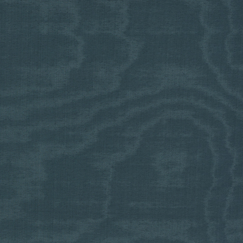 Luna Moire Aegean 71673 by Schumacher Designer Fabric Caravanne 100% Cotton - Horizontal: - and Vertical: - 54 - Swanky Fabrics -