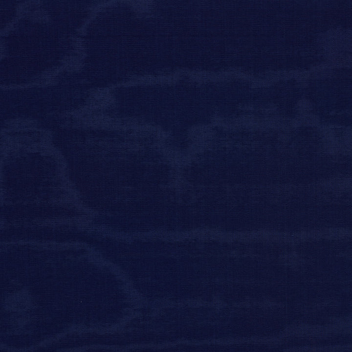Luna Moire Marine 71674 by Schumacher Designer Fabric Caravanne 100% Cotton - Horizontal: - and Vertical: - 54 - Swanky Fabrics -