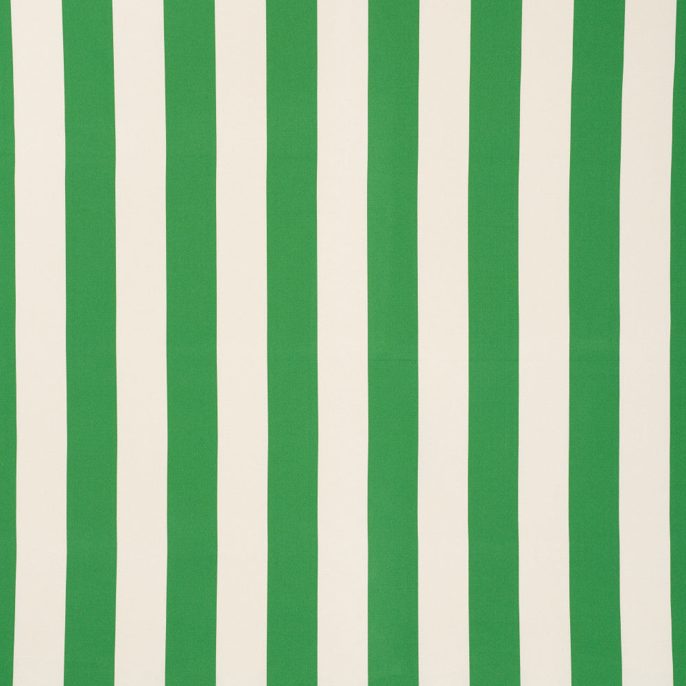 Cabana Stripe Green 71751 by Schumacher Designer Fabric ESSENTIALS: INDOOR/OUTDOOR PRINTS & WOVENS HIGH UV POLYESTER 100% UNITED STATES OF AMERICA WYZENBEEK 100,000 </p><p>Repeat: Horizontal: 7" (18CM) and Vertical: 57.75 - Swanky Fabrics -