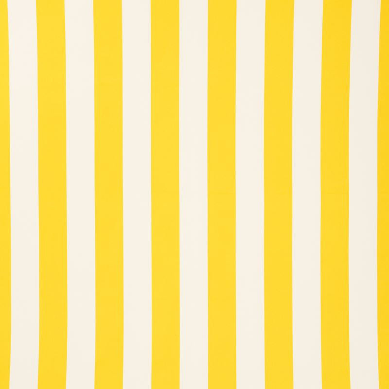 Cabana Stripe Yellow 71752 by Schumacher Designer Fabric Indooroutdoor-Prints-Wovens 100% High Wyzenbeek 100,000 Horizontal: 7 and Vertical: - 57.75 - Swanky Fabrics -