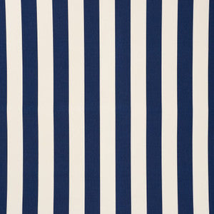 Cabana Stripe Navy 71755 by Schumacher Designer Fabric