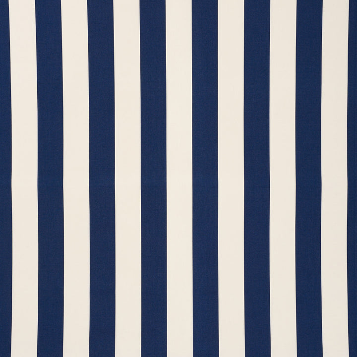 Cabana Stripe Navy 71755 by Schumacher Designer Fabric ESSENTIALS: INDOOR/OUTDOOR PRINTS & WOVENS See Sample UNITED STATES OF AMERICA - </p><p>Repeat: Horizontal: 7" (18CM) and Vertical: - 57 3/4" (147CM) - Swanky Fabrics -