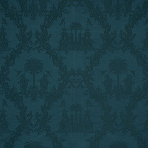 Chinoiserie Royale Peacock 71830 by Schumacher Designer Fabric