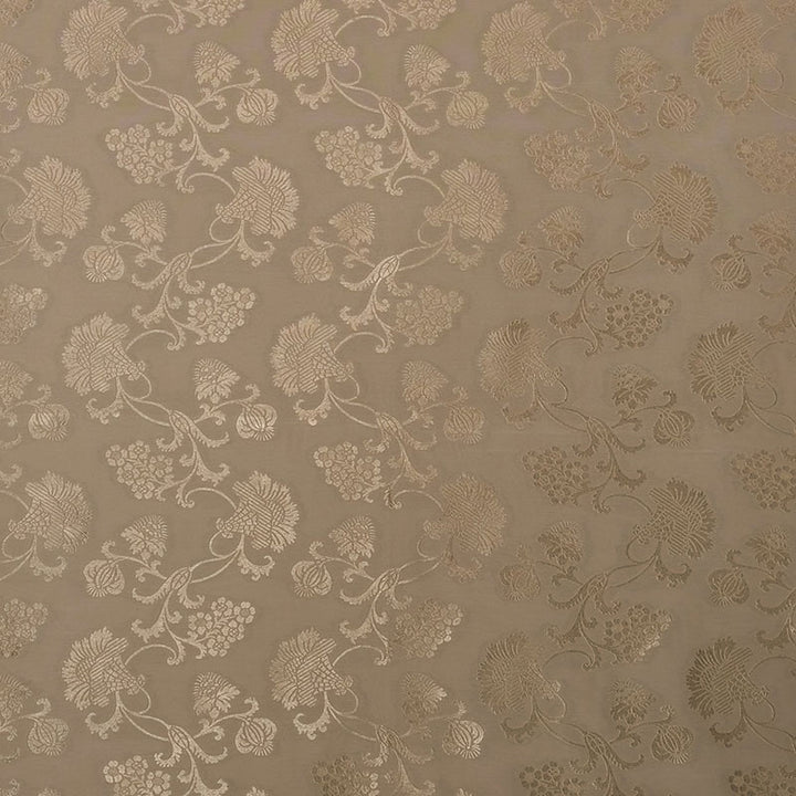 Margaux Hazel Shimmer 71840 by Schumacher Designer Fabric SCHUMACHER CLASSICS II COTTON 42% LUREX 38% ITALY </p><p>Repeat: Horizontal: 32" (81CM) and Vertical: VERT 49" (124CM) 51 - Swanky Fabrics -