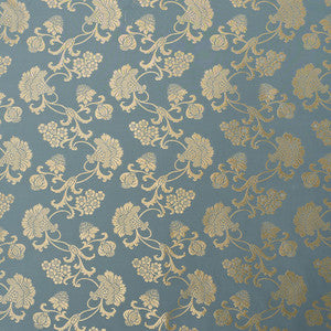 Margaux Ciel Shimmer 71842 by Schumacher Designer Fabric