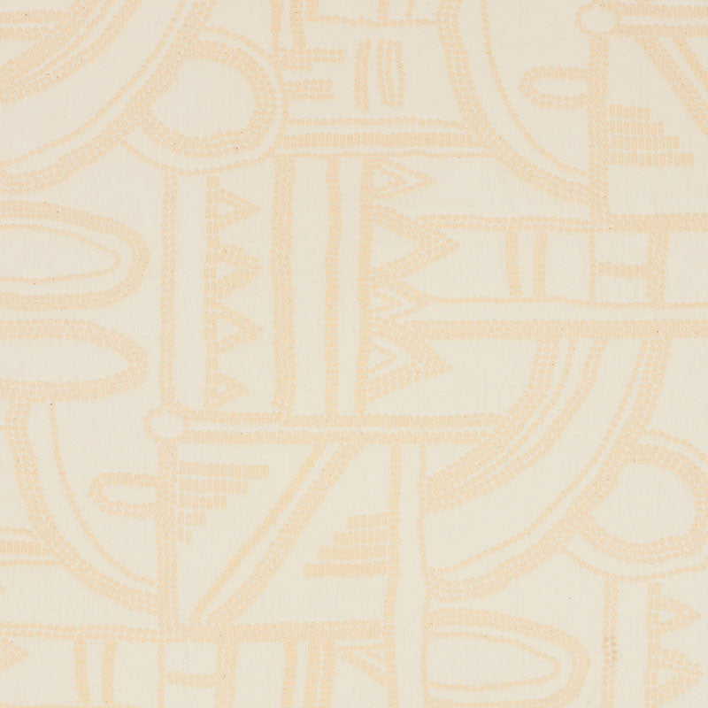 Nadia Matelasse Ivory 71920 by Schumacher Designer Fabric CARAVANNE See Sample ITALY - </p><p>Repeat: Horizontal: 26 1/2" (67CM) and Vertical: 24 1/2" (62CM) 52 1/2" (133CM) - Swanky Fabrics -