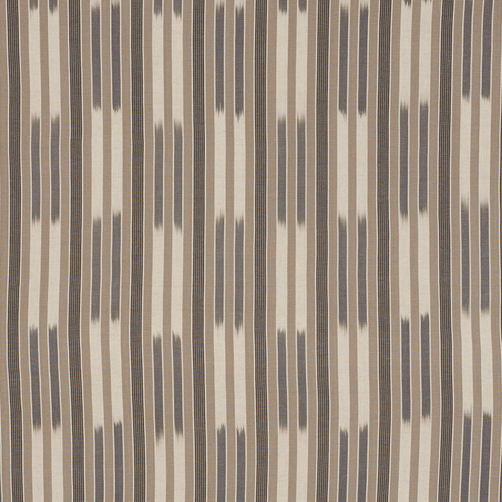 Cusco Ikat Charcoal 71971 by Schumacher Designer Fabric Caravanne 60% Cotton, 40% Linen - Horizontal: 7.625 and Vertical: 12.5 54 - Swanky Fabrics -