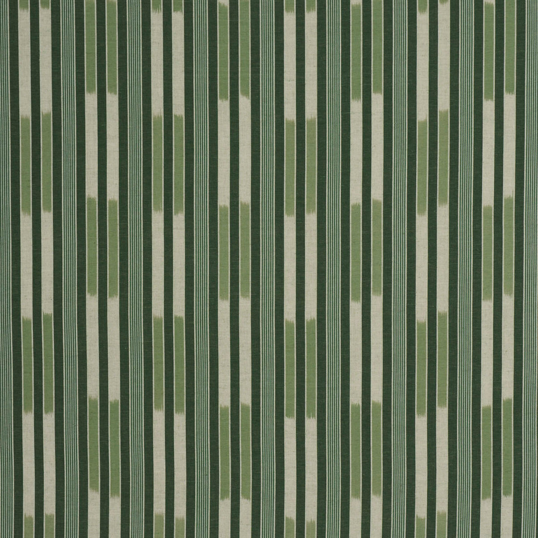 Cusco Ikat Green 71973 by Schumacher Designer Fabric