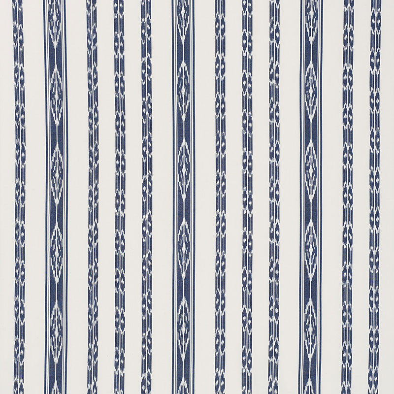 Mariam Ikat Navy 71980 by Schumacher Fabric Schumacher Fabric Mariam Ikat Navy 71980Fabric COTTON 100% INDIA </p><p>Repeat: H: HORZ. 13 1/2" (34CM) , V: VERT. 8" (20CM) 54 - Fabric Carolina -
