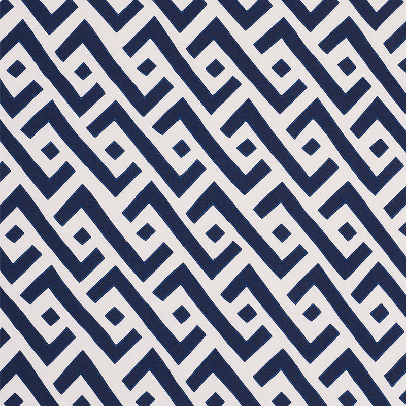 Safari Blue 72040 by Schumacher Designer Fabric MILES REDD II See Sample INDIA - </p><p>Repeat: Horizontal: 26" (66CM) and Vertical: 11 1/2" (29CM) 52" (132CM) - Swanky Fabrics -